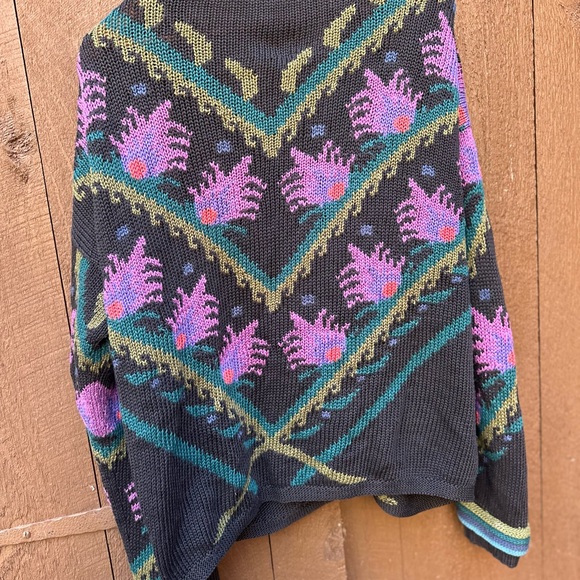 Gorgeous 100% Pima Cotton Cardigan Made in Peru Women’s Large - Picture 6 of 6